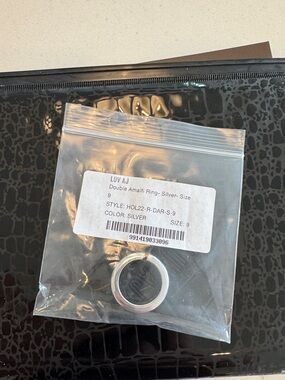 Luv Aj Double Amalfi Ring in Silver